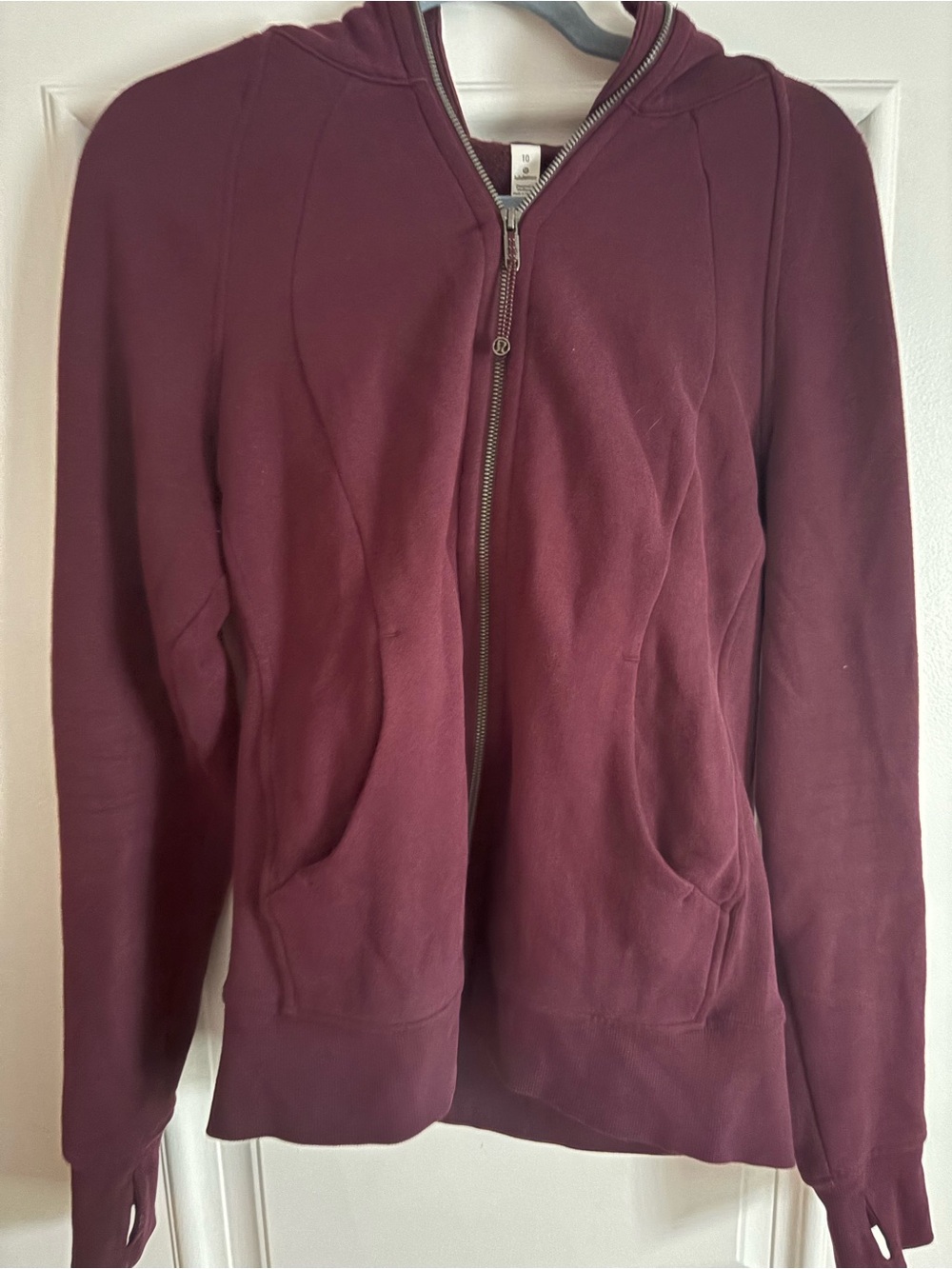 lululemon athletica Women's Full-Zip Hoodie - Deep Wine